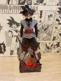 ドラゴンボール　孫悟空　ブラック悟空　ガレージキット　フィギュア　土台付き ドラゴンボール 孫悟空 ブラック悟空 ガレージキット フィギュア 土台