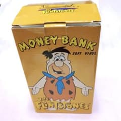 フリンストーン　ソフビ貯金箱　1997年製　ヴィンテージ　フィギュア フリンストーン ソフビ貯金箱 1997年製 ヴィンテージ フィギュア