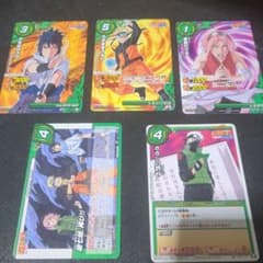 NARUTO 카드 우치하 사스케 카카시 5장 세트 미라바토 프로모 비매품
