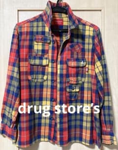 drug store’s ドラッグストアーズ フランネルシャツ ネルシャツ