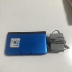 Nintendo 3DS LL 本体 青 充電器付き イナズマイレブンカセットのサムネイル