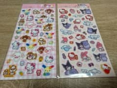【値下げ中】ラメ入り樹脂もりシール サンリオ 2枚セットのサムネイル