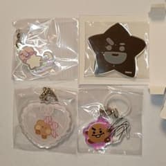 BT21 SHOOKY Aurora Ring Charm 4-Piece Set (Marker)