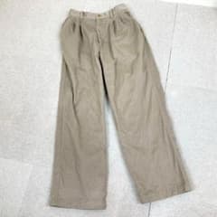 ポールスチュアート　パンツ ツータック 11 ブラウン 綿100% コットン