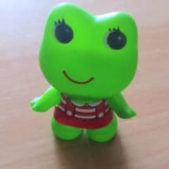 は*ら様 興和製薬　ケロちゃん　黒　激レア ソフビ フィギュア　マスコット　昭和 レトロ】コーワ ケロちゃん ソフビ フィギュア マスコット カエル 興和