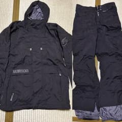 BURTON スノーボードウェア上下セット ブラックのサムネイル