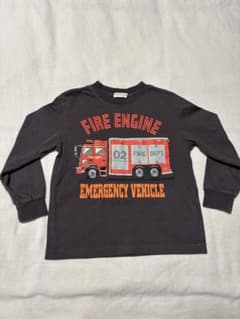 NAUGHTY COMPANY 消防車 長袖カットソー 110のサムネイル