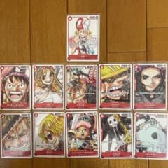 【値下げ歓迎‼️】ワンピースカードゲーム麦わらの一味11枚セットのサムネイル