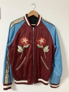 美品! DIESEL スカジャン リバーシブル　ヤシの木　大きめサイズ 美品! DIESEL スカジャン リバーシブル ヤシの木 大きめサイズ - メルカリ