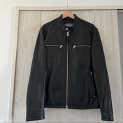 【美品】MICHAEL KORS レザーライダースジャケット 本革 シープスキンのサムネイル