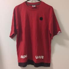w*a様 AAPE UNVR Tシャツ レッドのサムネイル