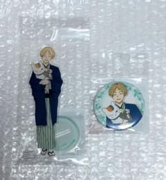 京まふ 夏目友人帳 アクリルスタンド 缶バッジ 和装 夏目貴志 ニャンコ