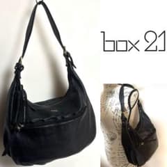 box21 가죽 가죽 원 숄더백 핸드백 숄더백
