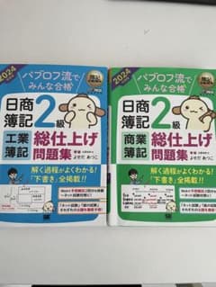 日商簿記2級 総仕上げ問題集 2024年版　商業簿記工業簿記　2冊セットのサムネイル