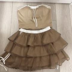 ANIER. ベアトップ セットアップ ドレスのサムネイル
