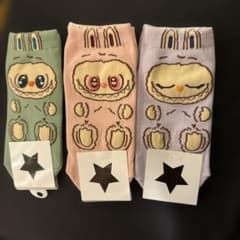 モンスター柄 レディース ソックス 3足セットのサムネイル