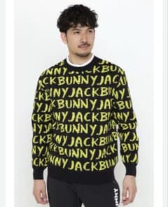 Jack Bunny!! ロゴセーター サイズ5 Jack Bunny セーター サイズ6 黒/黄 - メルカリ