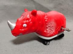 昭和レトロ 1970年代サイ ソフビゼンマイ歩行パチ怪獣 検索マルサン