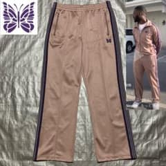 M！新品同様！Needlesレアカラーピンク系！ニードルズトラックパンツ