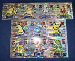 ポケモン シール烈伝 WHF ワールドホビーフェア レーザー加工 コンプ ポケモン シール烈伝 WHF限定 レーザー加工 コンプ - メルカリ