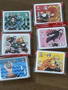 【鬼滅の刃】折り畳み式 ランチボックス 全6種コンプリート　サントリーのサムネイル