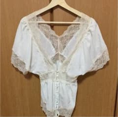 【値下げしました】オーガンジー ブラウスのサムネイル
