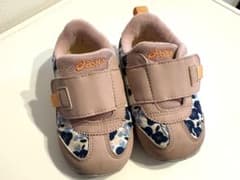 asics キッズ スニーカー 花柄 ピンク 14.0cmのサムネイル