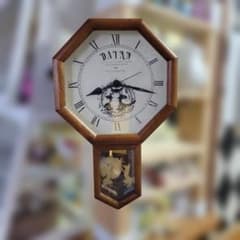 わちふいーるど初期 本製振り子時計カシガリ山の狼長靴を履い たダヤン