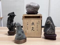 まとめ売り 水石 盆石 鑑賞石 観賞石 越前紋石 千仏石 紋様石 置物 木箱付き まとめ売り 水石 盆石 鑑賞石 観賞石 越前紋石 千仏石 紋様石 置物 木