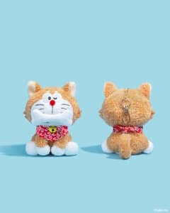 100%ドラえもん&フレンズ展　ドラえもんキーチェーン（柴犬）のサムネイル