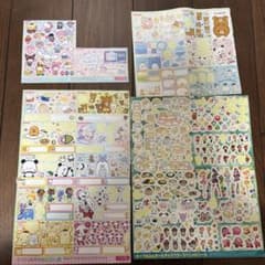 平成感のあるキャラクターシールセット リラックマ サンリオのサムネイル
