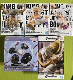 最新含む ワンピース ルフィ ニカ ボニー フィギュア まとめ売り 5点