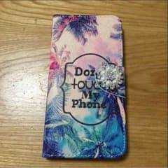 iPhone6plus ケース 手帳型 花柄 北欧 鮮やかのサムネイル