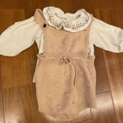 韓国子供服　ロンパース　ニット　ベビー　セット　バースデーのサムネイル