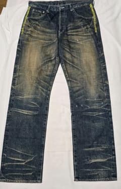 希少　SWAGGER スワッガー 加工 デニム パンツ ジグザグステッチ 日本製 希少 SWAGGER スワッガー 加工 デニム パンツ ジグザグステッチ 日本製