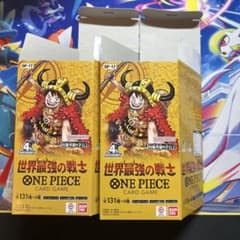 ワンピースカード 世界最強の戦士 空箱 2箱 - メルカリ