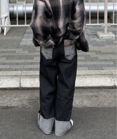shesame リバーロールアップデニムパンツ Lサイズのサムネイル
