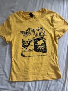 半袖Tシャツ イエロー レディースのサムネイル