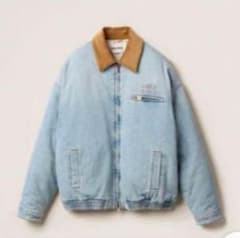 ミュウミュウ】ベルベットデニムジャケット 中綿入り - メルカリ