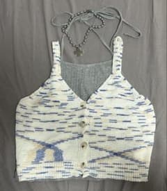 キャミソール夏服セットインナー紐トップスビスチェニットレディースグランジ古着のサムネイル