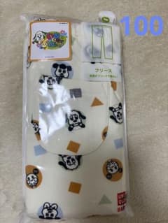 UNIQLO フリースレギンス10部丈 いないいないばあ柄のサムネイル