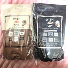 WITH SOY ほうじ茶ラテ味チョコ味のサムネイル
