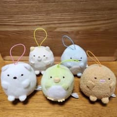 [스미코구라시 반자이 고무끈이 달린 마스코트] 완성 세트