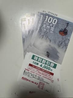 札幌国際スキー場　特別割引券　リフト券　最終値下げのサムネイル