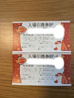 デコ様専用。カンドゥー幕張　親子入場引換券１セットのサムネイル