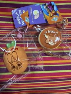 ズートピア スクイーズ キーホルダー ジュディ ニック　新商品　 ディズニーのサムネイル