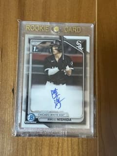 西田陸浮 1st Bowman 直筆サインカード Topps auto - メルカリ