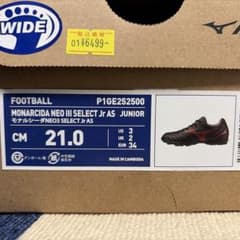 ミズノ　モナルシーダネオIII Select Jr AS 21.0cmのサムネイル