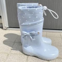 17センチ　長靴　女の子　リボンのサムネイル