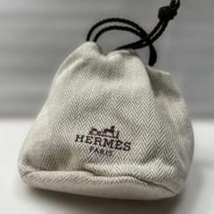 HERMES ヘリンボーン巾着袋 クッション付きのサムネイル